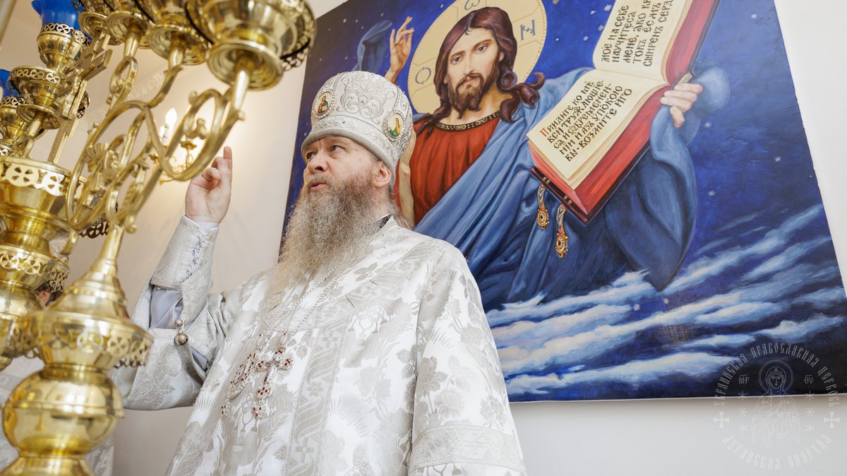 Подробнее о статье Луганск. Митрополит Пантелеимон совершил богослужение в больничном храме во имя иконы Божией Матери «Целительница»