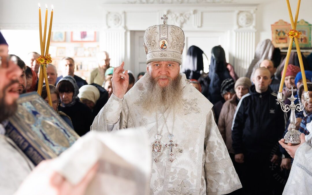 Даниловка. Правящий архиерей возглавил престольный праздник в Беловодском благочинии