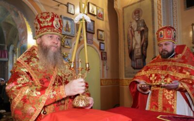 07.12.24. Митрополит Пантелеимон возглавил престольный праздник храма святой великомученицы Екатерины