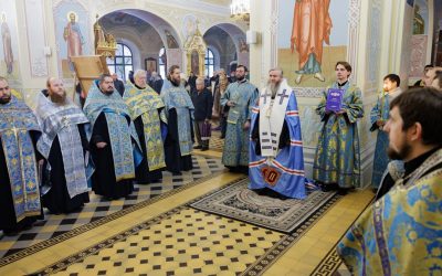 11.12.24. Митрополит Пантелеимон совершил молебен с акафистом у Луганской иконы Божией Матери