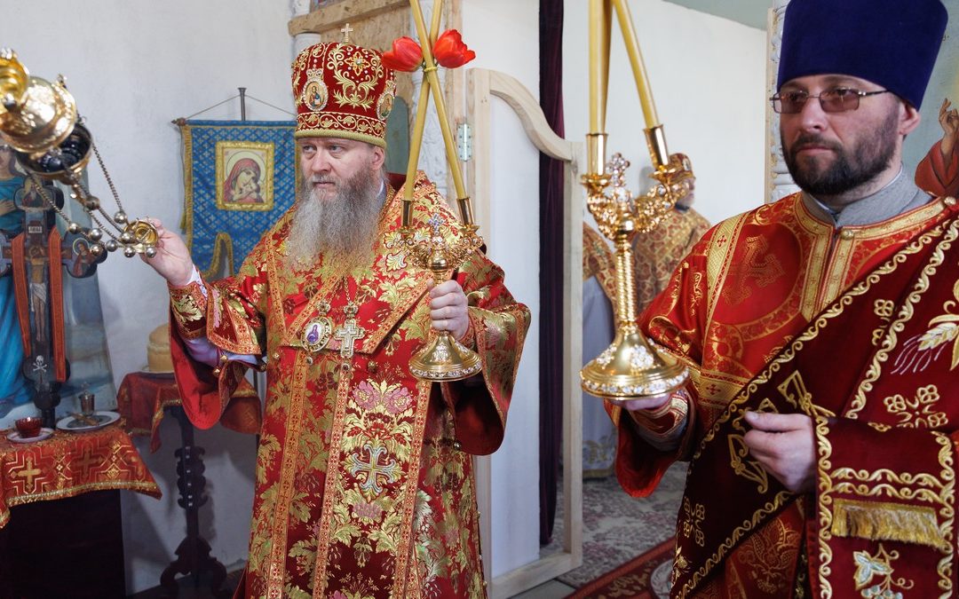 Луганск. Митрополит Пантелеимон возглавил престольный праздник храма Касперовской иконы Божией Матери