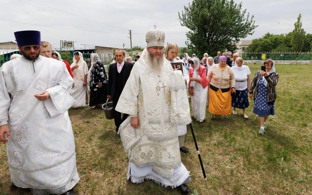 Камышное. Митрополит Пантелеимон возглавил престольный праздник Вознесенского храма