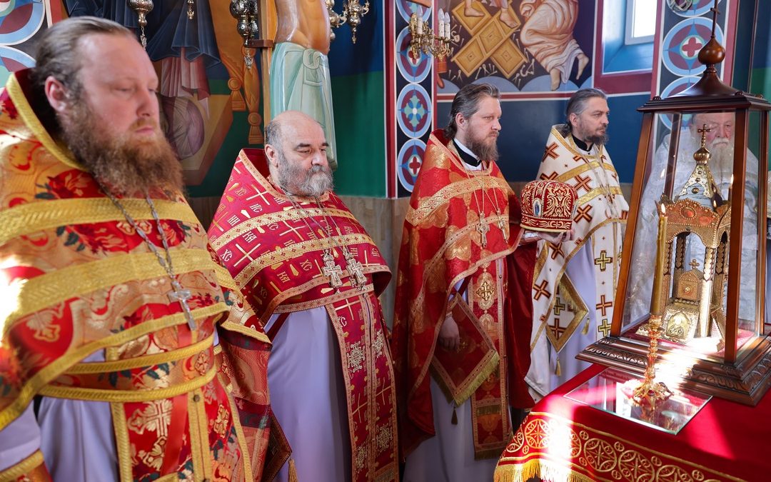 Чугинка. Секретарь Епархии возглавил престольное торжество в Иоанно-Предтеченском мужском монастыре