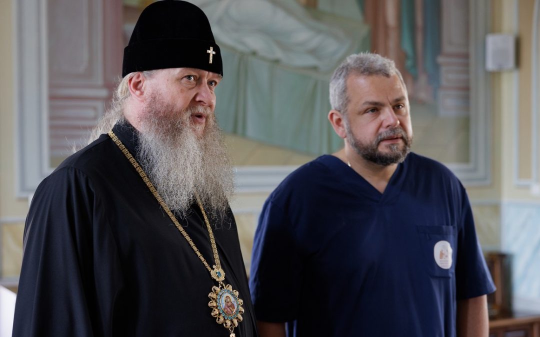 Митрополит Пантелеимон встретился с главврачом больницы святителя Алексия Московского А.Ю Заровым