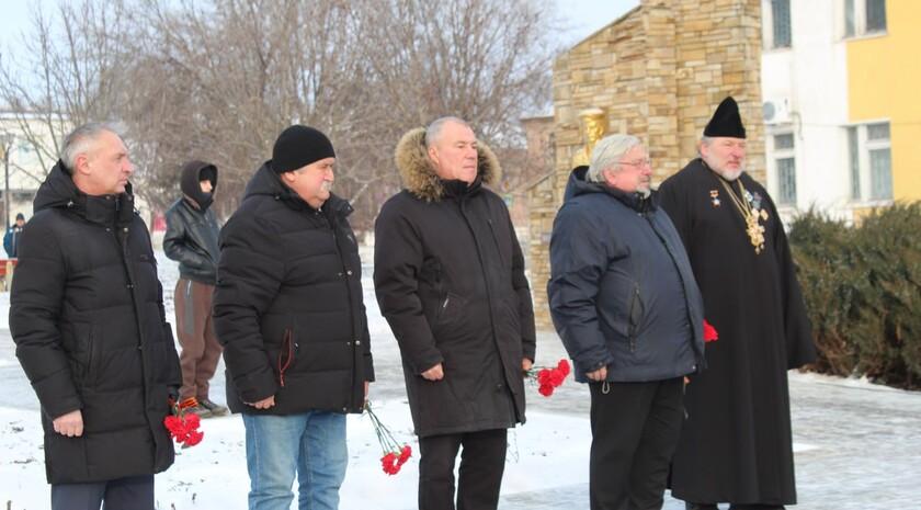 Жители Беловодского округа провели митинг посвященный 83-й годовщине освобождения района от немецко-фашистских захватчиков