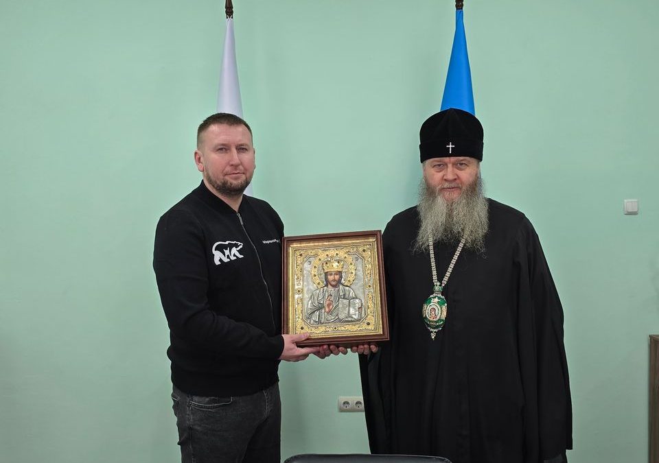 Председатель Народного Совета ЛНР принял митрополита Луганского и Алчевского Пантелеимона