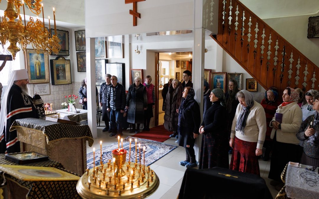 Митрополит Пантелеимон прочел вторую часть покаянного канона прп. Андрея Критского