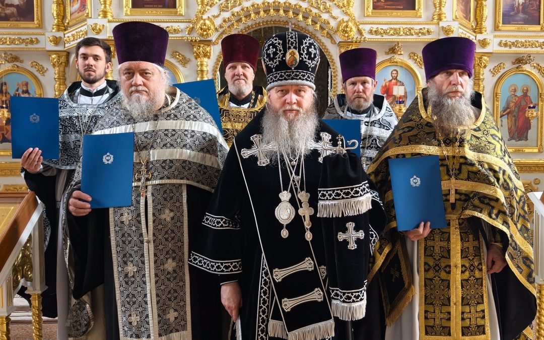 В Великую среду митрополит Пантелеимон совершил Литургию Преждеосвященных Даров в кафедральном соборе