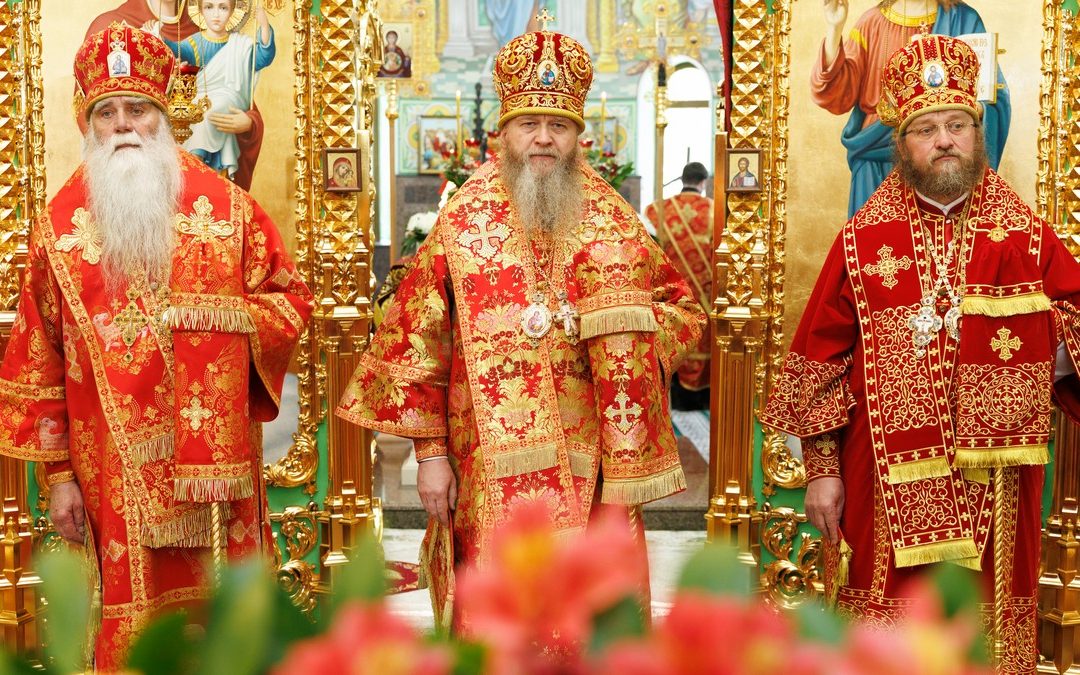 Архипастыри Луганщины совершили соборное богослужение в храме святой блаженной Ксении Петербургской
