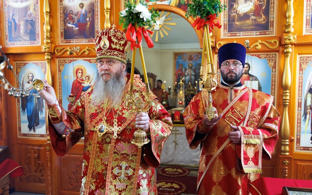 Митрополит Пантелеимон совершил богослужение в храме иконы Божией Матери «Аз есмь с вами и никтоже на вы»