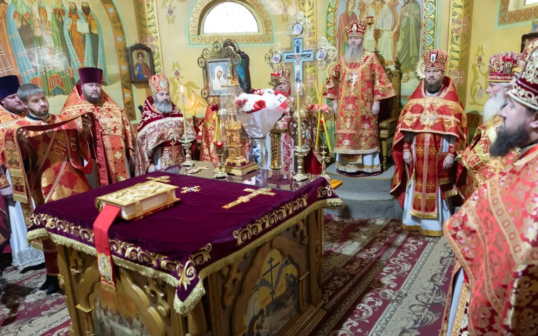 Митрополит Пантелеимон возглавил престольный праздник храма святых мцц. Веры, Надежды, Любови и матери их Софии